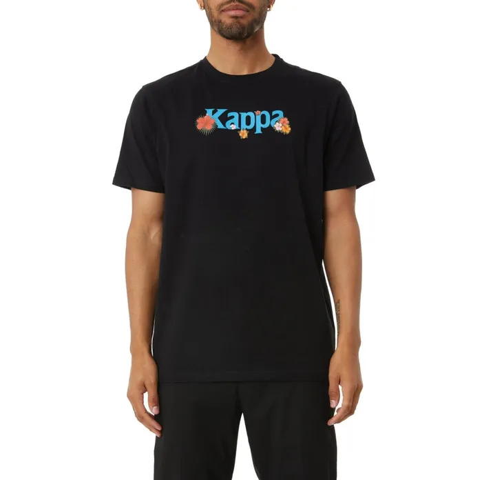 Authentic Denham TShirt 8211 Black Black Kappa Mens TShirts Christmas Gift