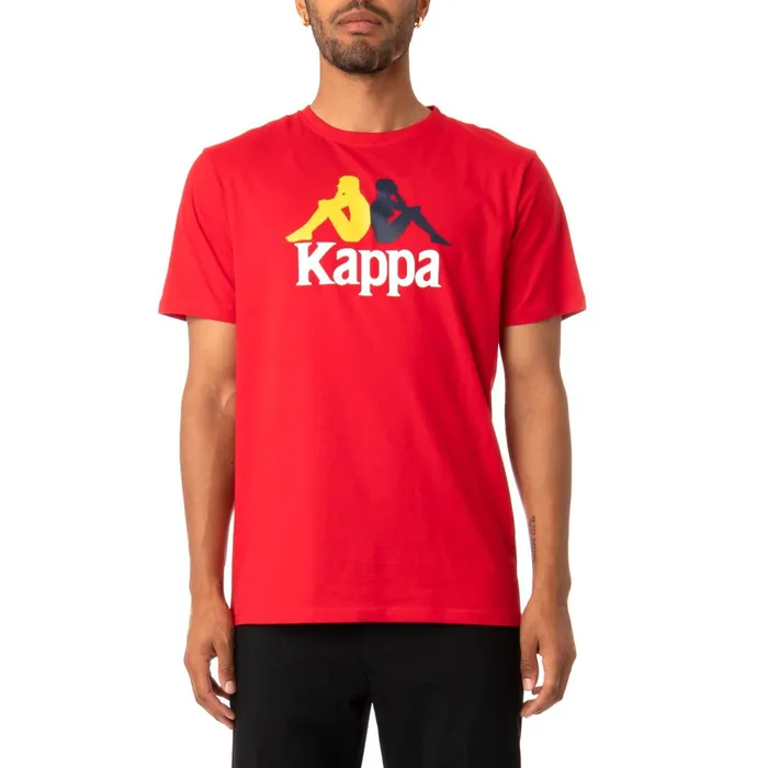 Authentic Estessi TShirt 8211 Red Red Kappa Mens TShirts Christmas