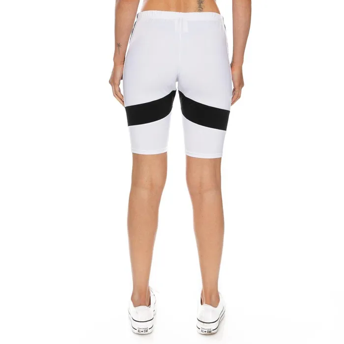 Authentic Football Eve Bike Shorts 8211 White Blue Black White Blue Black Kappa Womens Shorts Gift 4 You