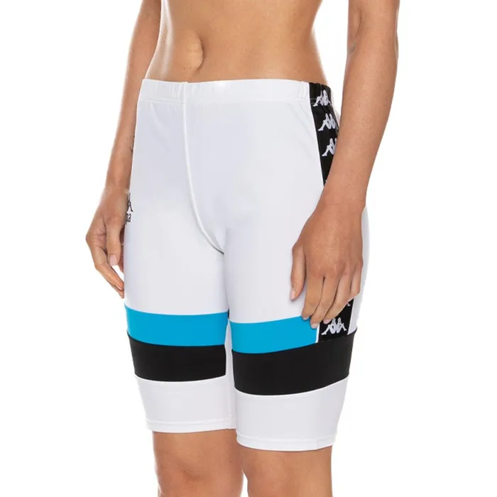 Authentic Football Eve Bike Shorts 8211 White Blue Black White Blue Black Kappa Womens Shorts Gift 4 You