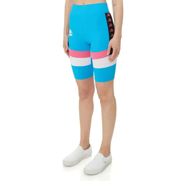 Authentic Football Lampung Bike Shorts 8211 Blue Blue Kappa Womens Shorts Christmas Gift