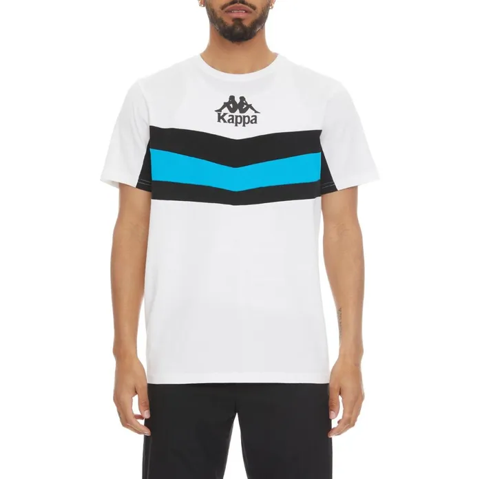 Authentic Football Trenne TShirt 8211 White White Kappa Mens TShirts Gift Near Me Authentic Football Trenne TShirt 8211 White White Kappa Mens TShirts Gift Near Me