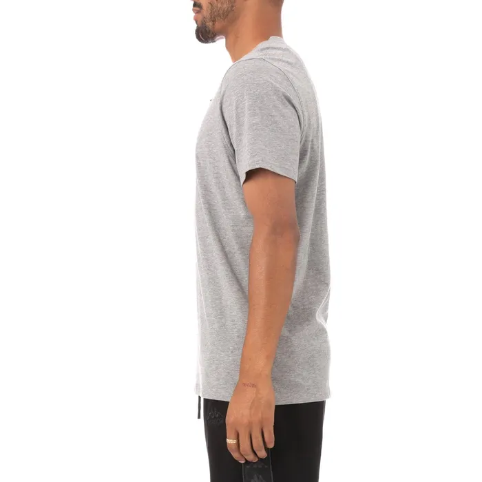 Authentic Gavle TShirt 8211 Grey Grey Kappa Mens TShirts Casaul
