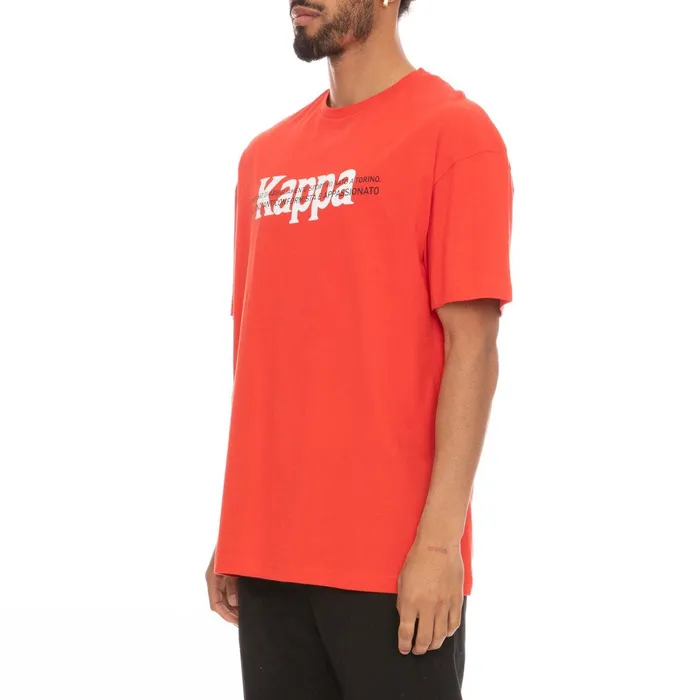 Authentic Hb Etrus TShirt 8211 Red White Red White Kappa Mens TShirts Near Me