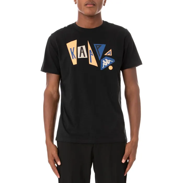 Authentic Hindeloopen TShirt 8211 Black Black Kappa Mens TShirts Online Shopping Authentic Hindeloopen TShirt 8211 Black Black Kappa Mens TShirts Online Shopping