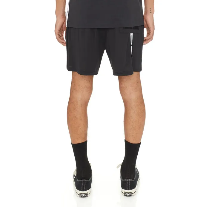 Authentic Jpn Emis Swim Shorts 8211 Black Black Kappa Mens Shorts Online