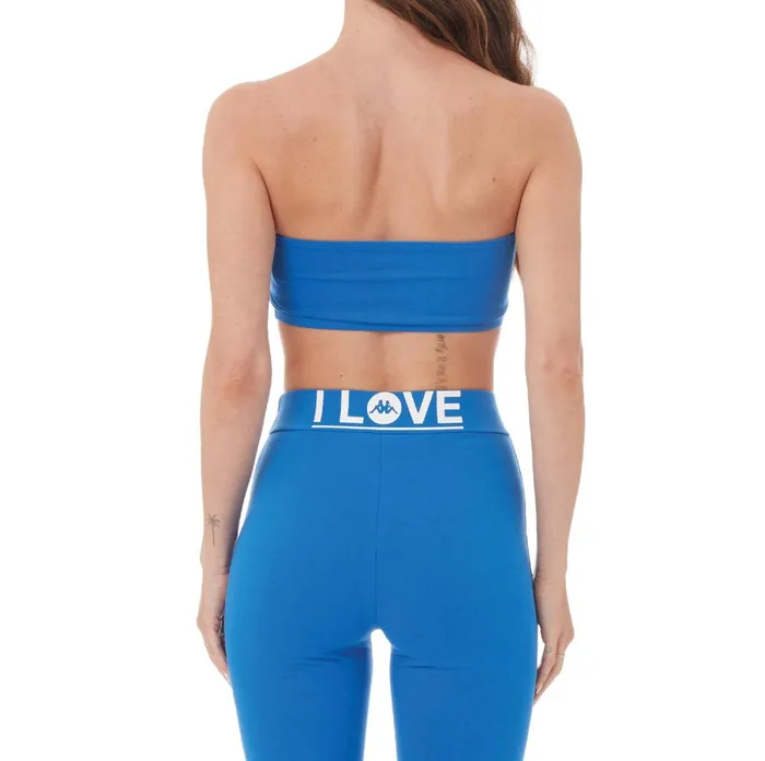 Authentic Love Koszalin Bandeau 8211 Blue Blue Kappa Womens Tanks and Bras