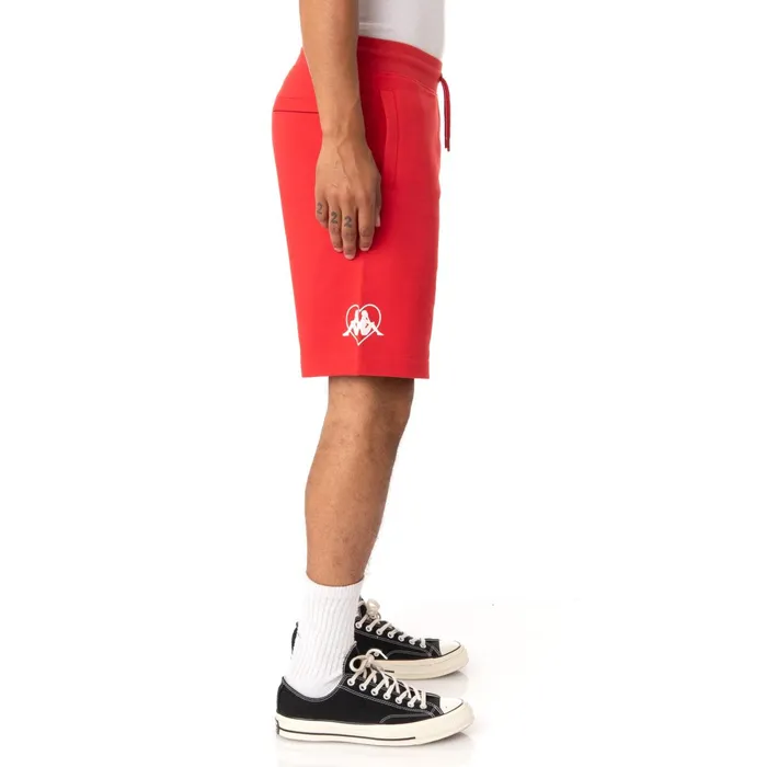 Authentic Love Radom Shorts 8211 Red Red Kappa Mens Shorts For Sale