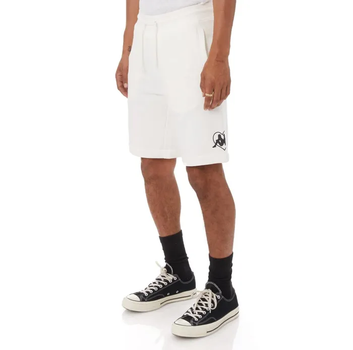 Authentic Love Radom Shorts 8211 White White Kappa Mens Shorts Online Shopping