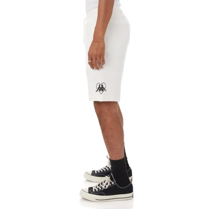 Authentic Love Radom Shorts 8211 White White Kappa Mens Shorts Online Shopping