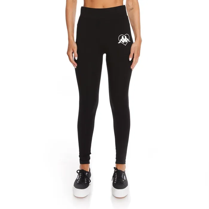 Authentic Love Tarnow Leggings 8211 Black Black Kappa Womens Leggings