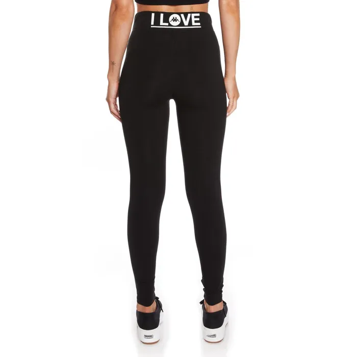 Authentic Love Tarnow Leggings 8211 Black Black Kappa Womens Leggings