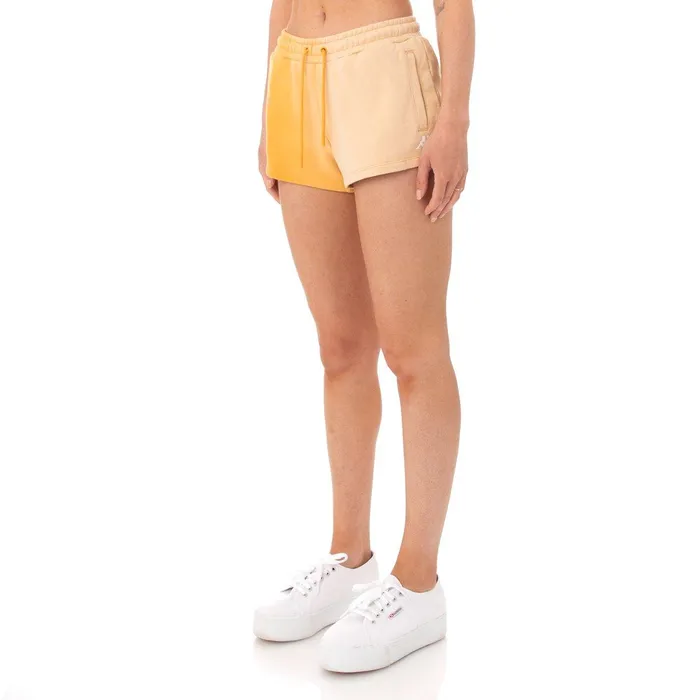 Authentic Makassar Shorts 8211 Orange Orange Kappa Womens Sweatsuits Near Me