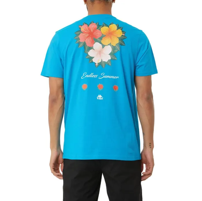 Authentic Molynes TShirt 8211 Blue Blue Kappa Mens TShirts Christmas Gift