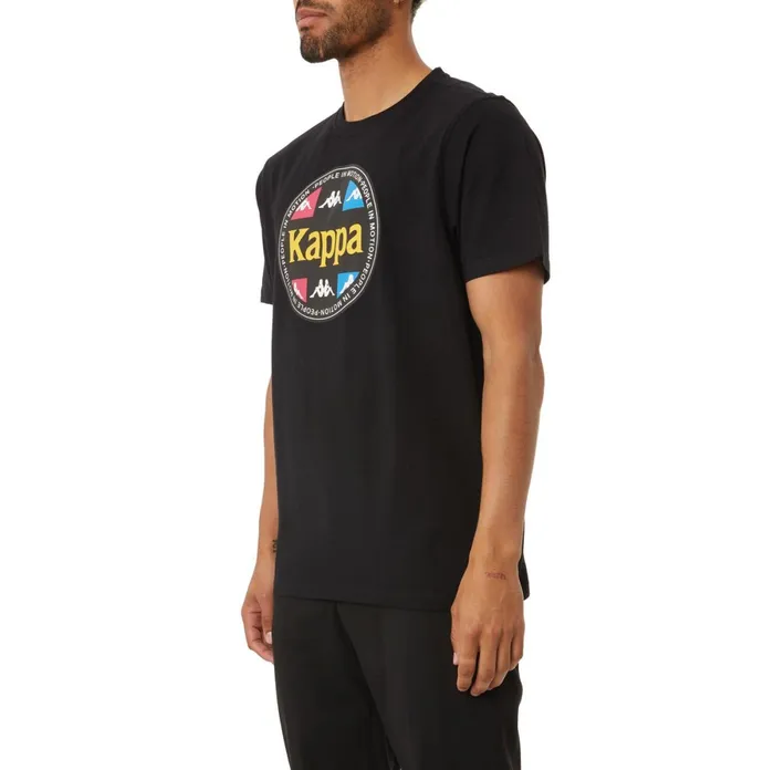 Authentic Paddys TShirt 8211 Black Black Kappa Mens TShirts Christmas Gift