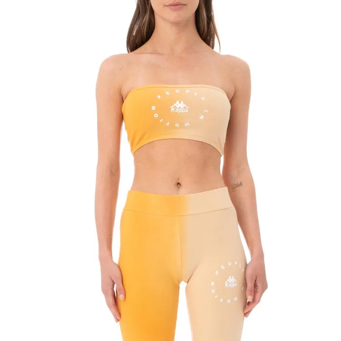 Authentic Pontlanak Bandeau 8211 Orange Orange Kappa Womens Tanks and Bras