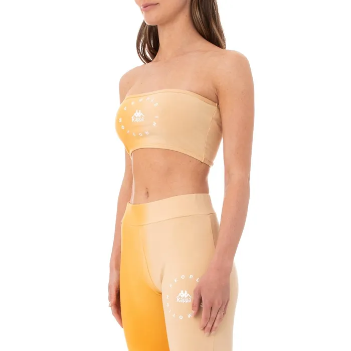 Authentic Pontlanak Bandeau 8211 Orange Orange Kappa Womens Tanks and Bras