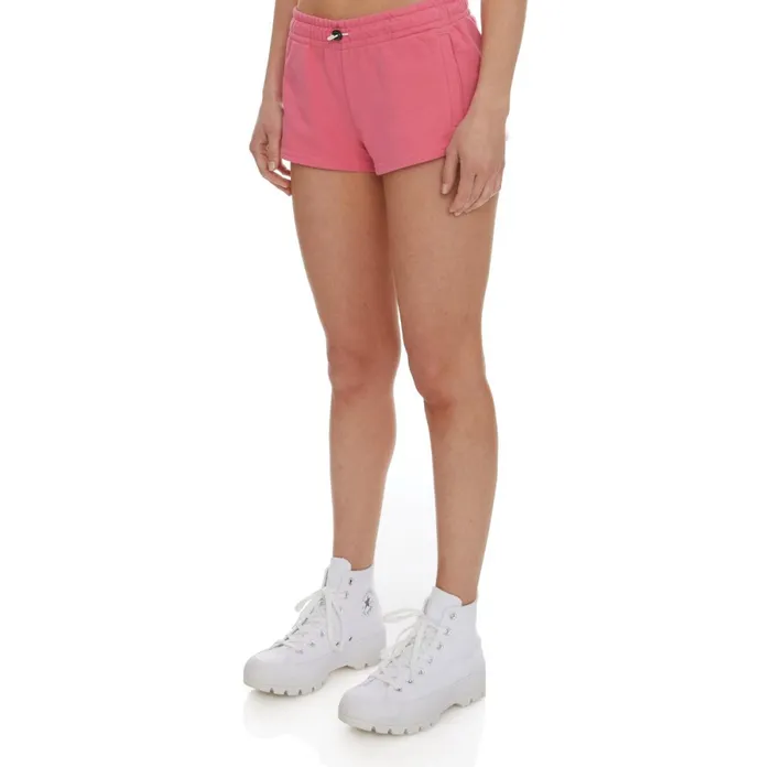 Authentic Pop Esia Shorts 8211 Fuchsia White Fuchsia White Kappa Womens Sweatsuits For Sale