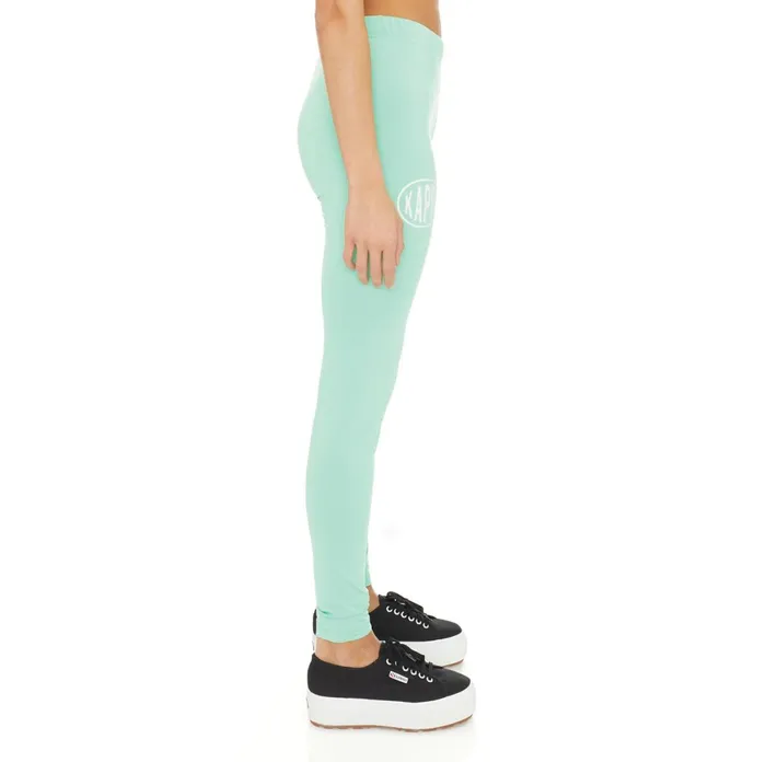 Authentic Pop Ezays Leggings 8211 Green Spring White Green Spring White Kappa Womens Leggings
