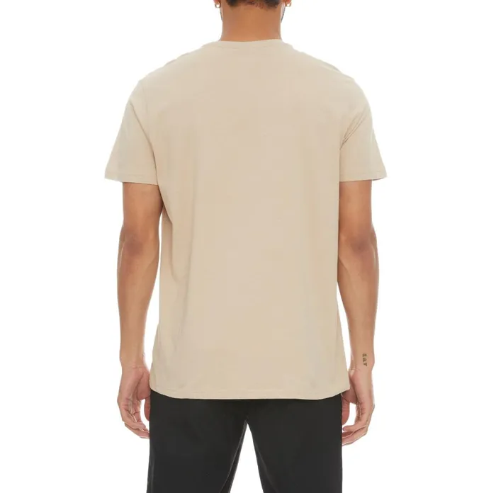 Authentic Rayo TShirt 8211 Beige Sand White Beige Sand White Kappa Mens TShirts Online