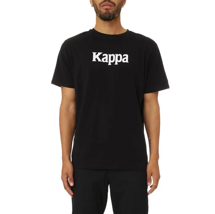 Authentic Runis TShirt 8211 Black Black Kappa Mens TShirts Online