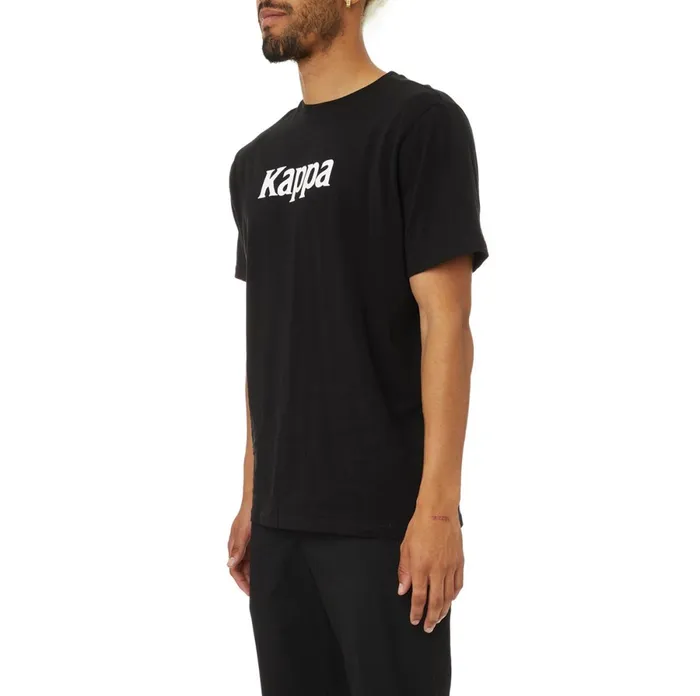 Authentic Runis TShirt 8211 Black Black Kappa Mens TShirts Online