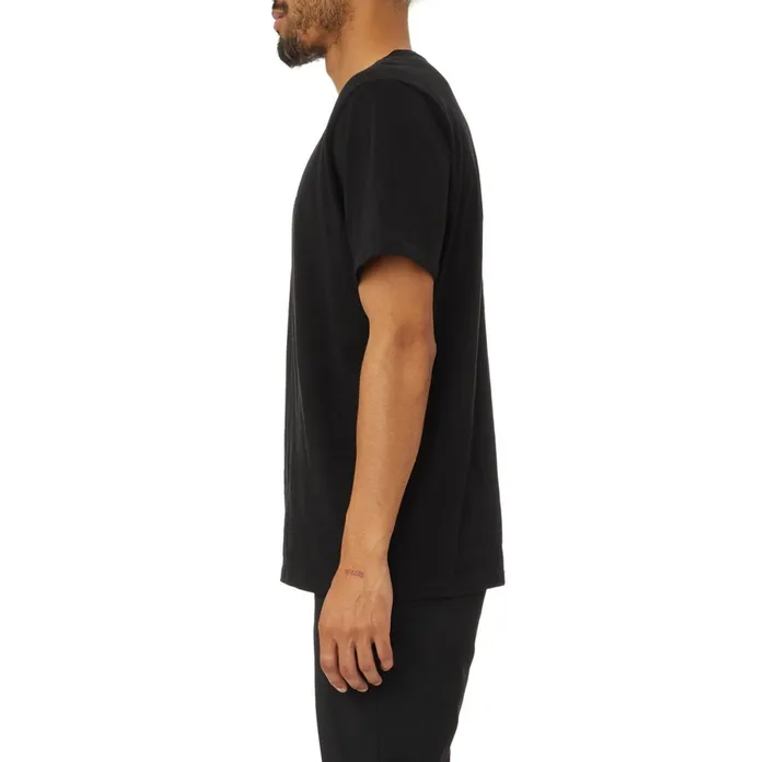 Authentic Runis TShirt 8211 Black Black Kappa Mens TShirts Online
