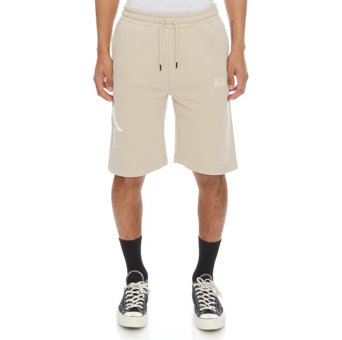 Authentic Sangone Shorts 8211 Beige White Beige White Kappa Mens Shorts Christmas Authentic Sangone Shorts 8211 Beige White Beige White Kappa Mens Shorts Christmas