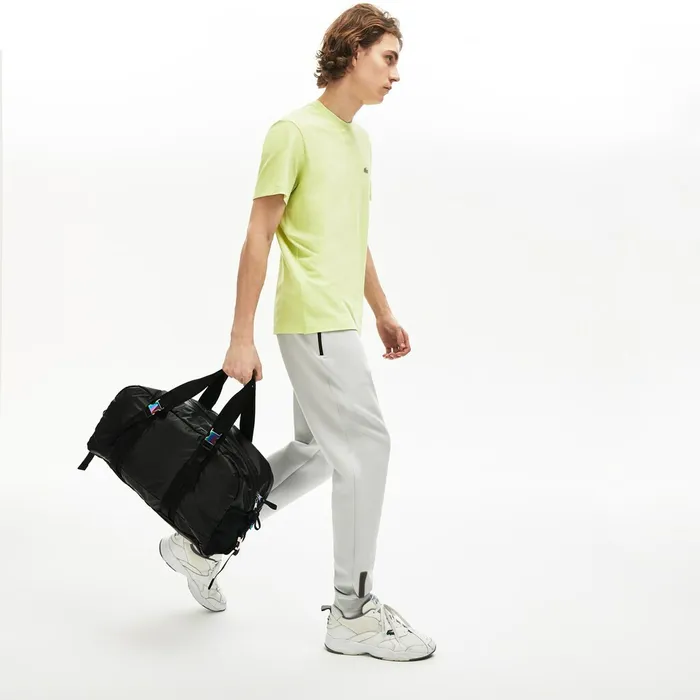 Bags Lacoste Mens Altitude Nylon Duffel Bag Black Near Me