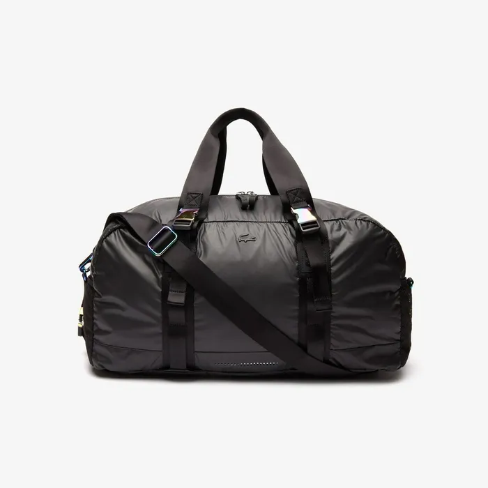 Bags Lacoste Mens Altitude Nylon Duffel Bag Black Near Me