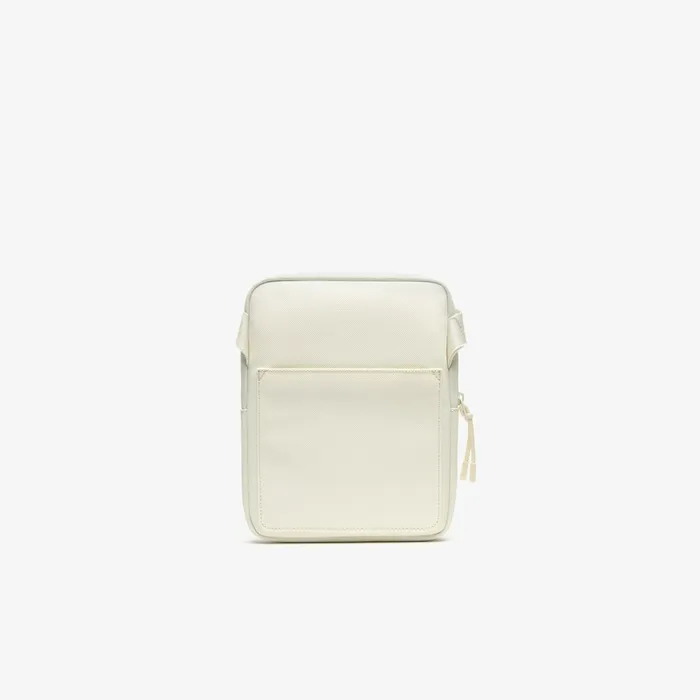 Bags Lacoste Mens Classic L1212 Vertical Zip Camera Bag Marshmallow USA
