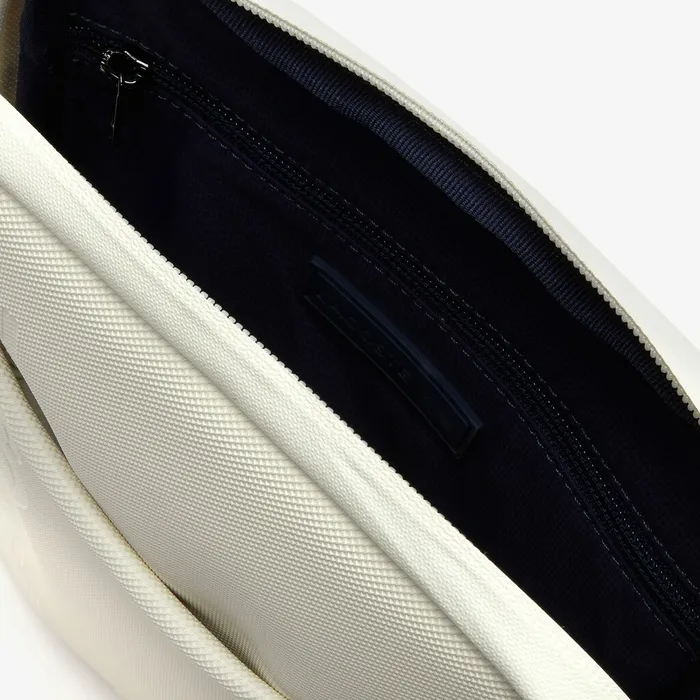Bags Lacoste Mens Classic L1212 Vertical Zip Camera Bag Marshmallow USA
