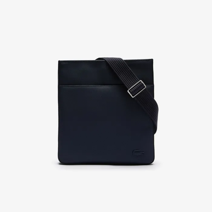 Bags Lacoste Mens Classic Petit Piqu Flat Bag Peacoat Online Store