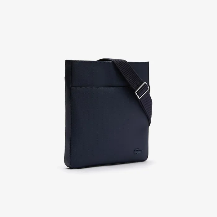 Bags Lacoste Mens Classic Petit Piqu Flat Bag Peacoat Online Store