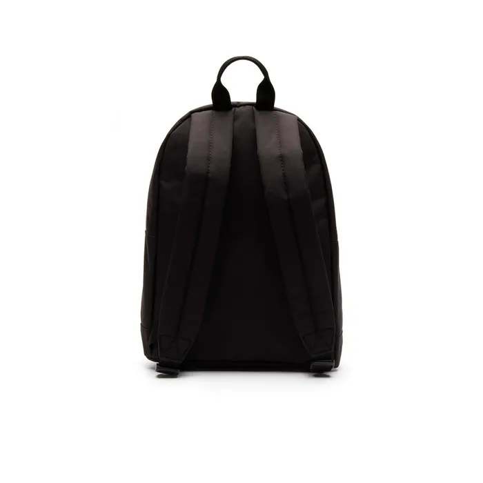 Bags Lacoste Mens Neocroc Small Canvas Backpack Black Outlet Factory