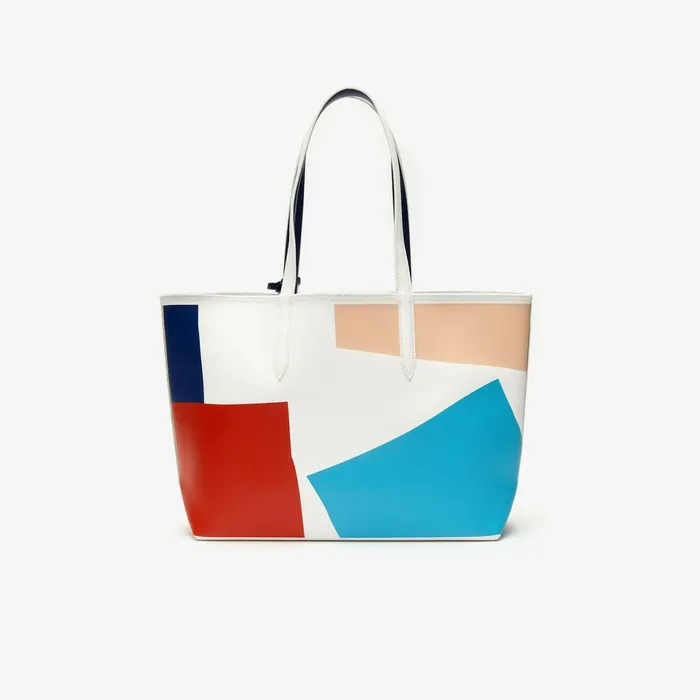 Bags Lacoste Womens Anna Removable Pouch Coloured Design Tote Color Bloc Robert George For Sale Online