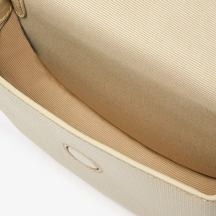 Bags Lacoste Womens Chantaco Leather Belt Bag Fog Gift 4 You