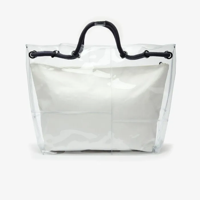 Bags Lacoste Womens Clear Shopper Bag Transparent Peacoat Outlet Factory