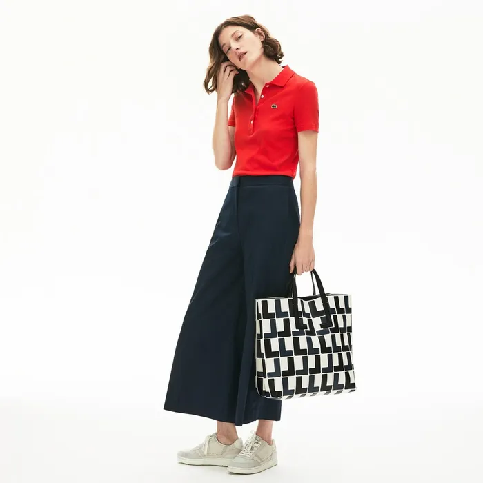 Bags Lacoste Womens Fashion Show Monogram Leather Double Tote L Allover Shop Online Bags Lacoste Womens Fashion Show Monogram Leather Double Tote L Allover Shop Online