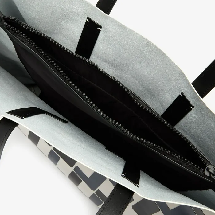 Bags Lacoste Womens Fashion Show Monogram Leather Double Tote L Allover Shop Online