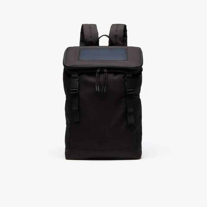 Bags Lacoste Womens InfiniT Solar Charger Backpack Black Gift for Friend