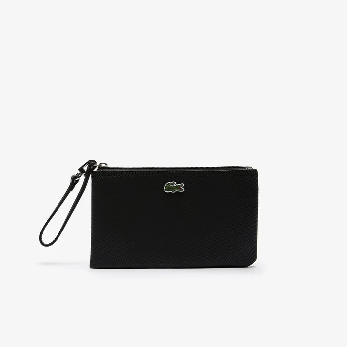 Bags Lacoste Womens L1212 Concept Zip Clutch Bag Black Gift for Friend