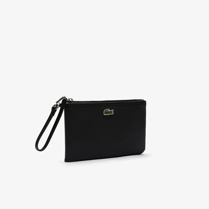 Bags Lacoste Womens L1212 Concept Zip Clutch Bag Black Gift for Friend
