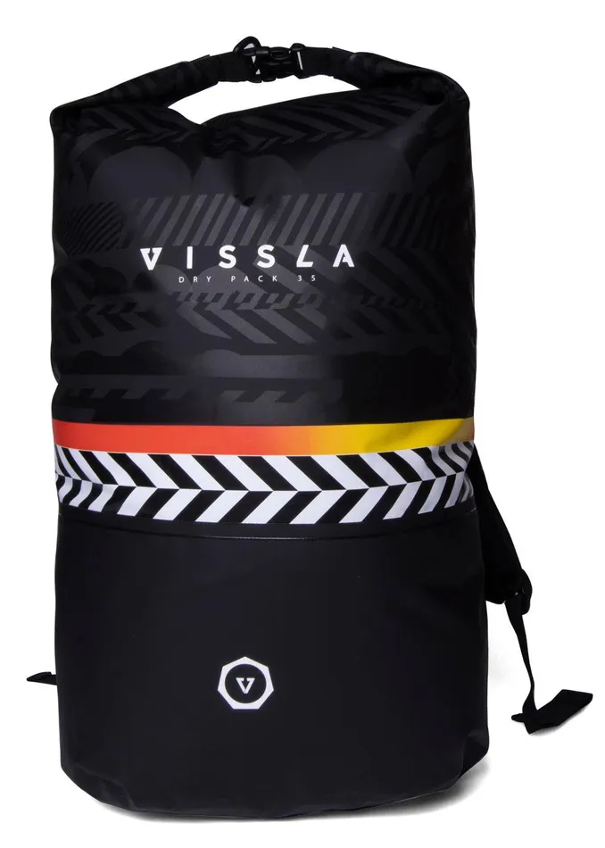 Bags Men Vissla 7 Seas 35L Dry Backpack Black