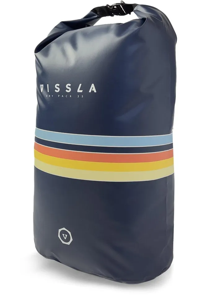 Bags Men Vissla 7 Seas 35L Dry Backpack Navy Bags Men Vissla 7 Seas 35L Dry Backpack Navy