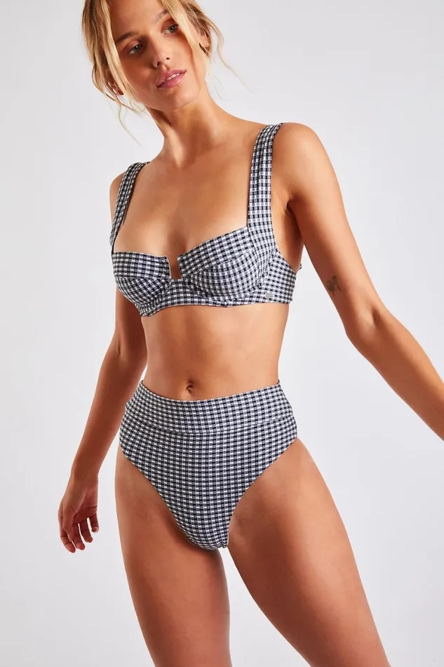 Balco and Sandra Babydoll Black Twopiece Bikini Black Women Banana Moon D Cup Balco and Sandra Babydoll Black Twopiece Bikini Black Women Banana Moon D Cup
