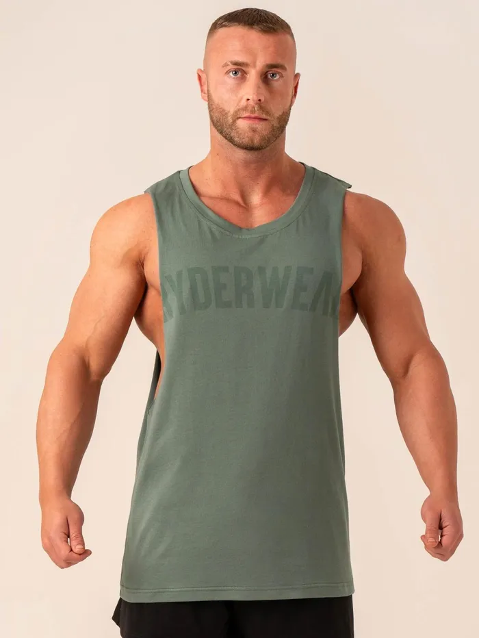 Baller Tank 8211 Fern Green Men Ryderwear Tops
