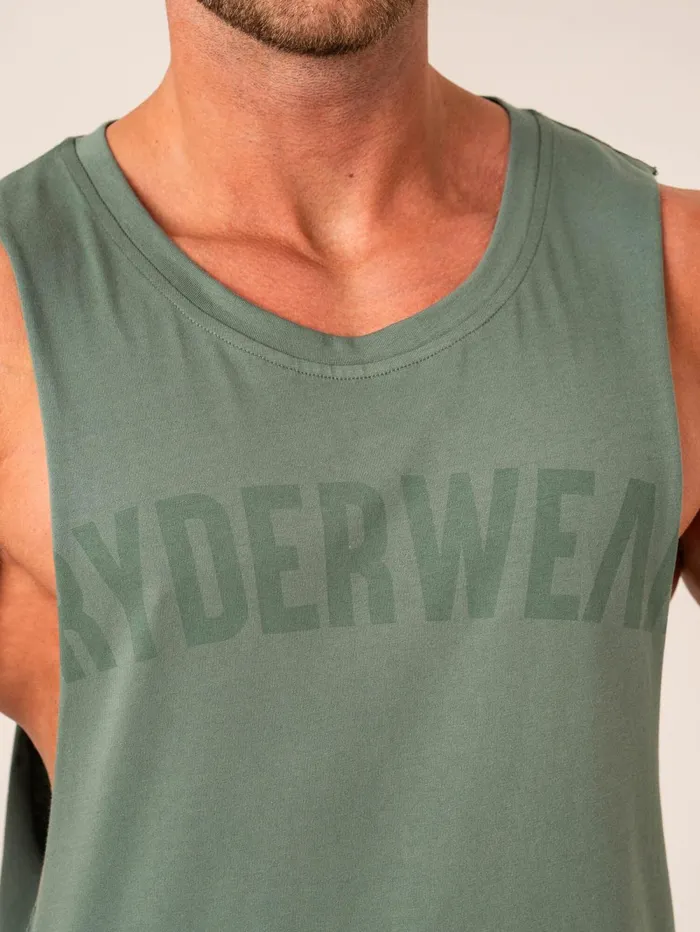 Baller Tank 8211 Fern Green Men Ryderwear Tops