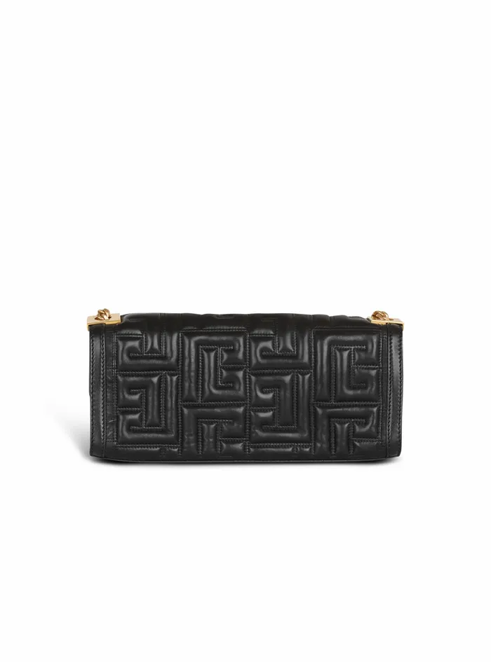 Balmain 1945 Bags Womens Quilted Leather 1945 Clutch Bag Black Balmain 1945 Bags Womens Quilted Leather 1945 Clutch Bag Black