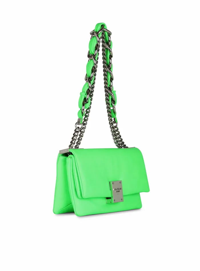 Balmain 1945 Bags Womens SmallSized Faux Leather 1945 Soft Bag Green Balmain 1945 Bags Womens SmallSized Faux Leather 1945 Soft Bag Green